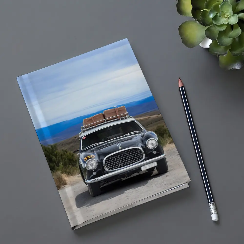 Classic Ferrari Rally Car Open Road – Notebooks