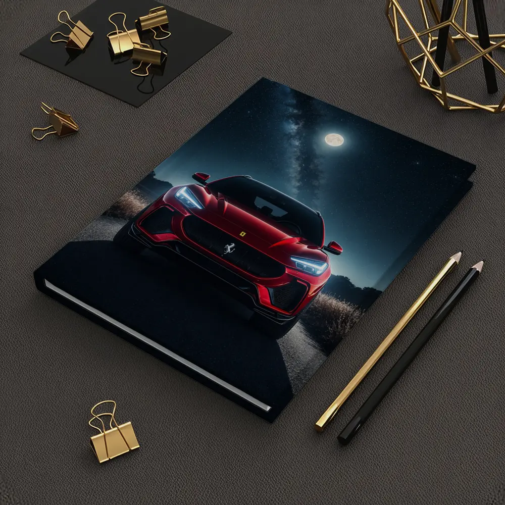 Ferrari Purosangue Red SUV Starry Night – Notebooks