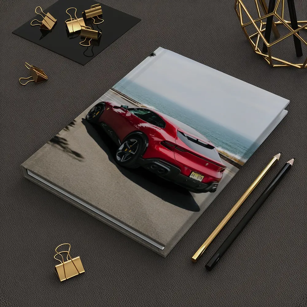 Ferrari Purosangue Red SUV Coastal Road – Notebooks