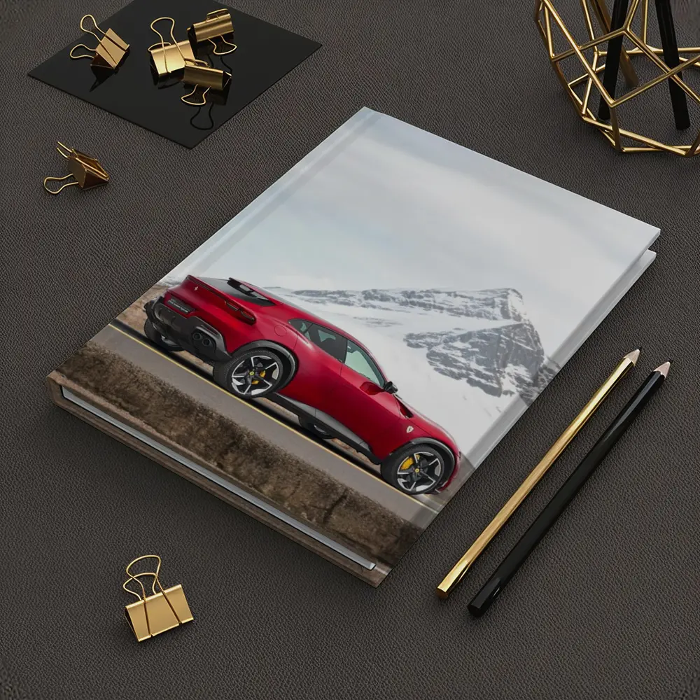 Ferrari Purosangue Red SUV Mountain Road – Notebooks