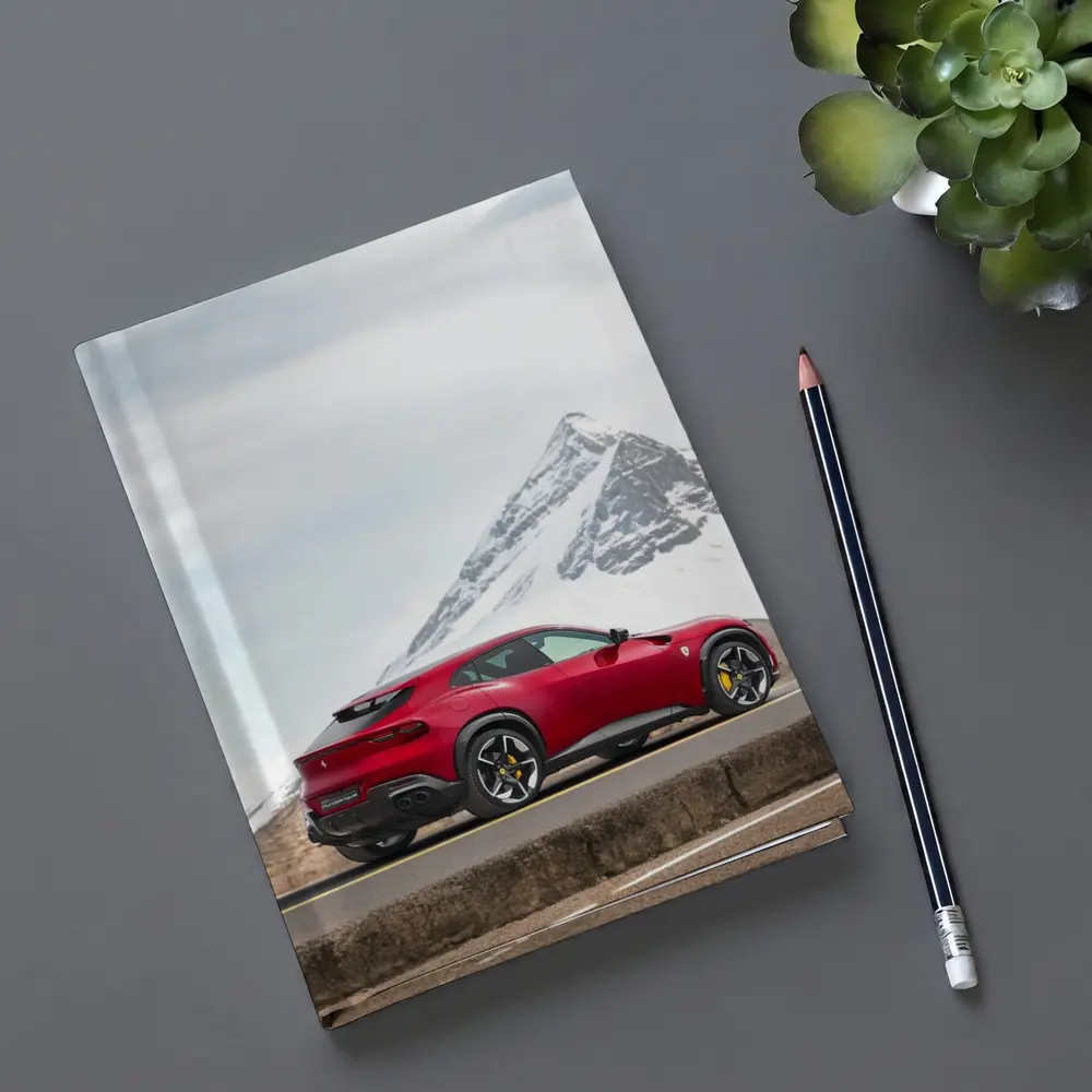 Ferrari Purosangue Red SUV Mountain Road – Notebooks