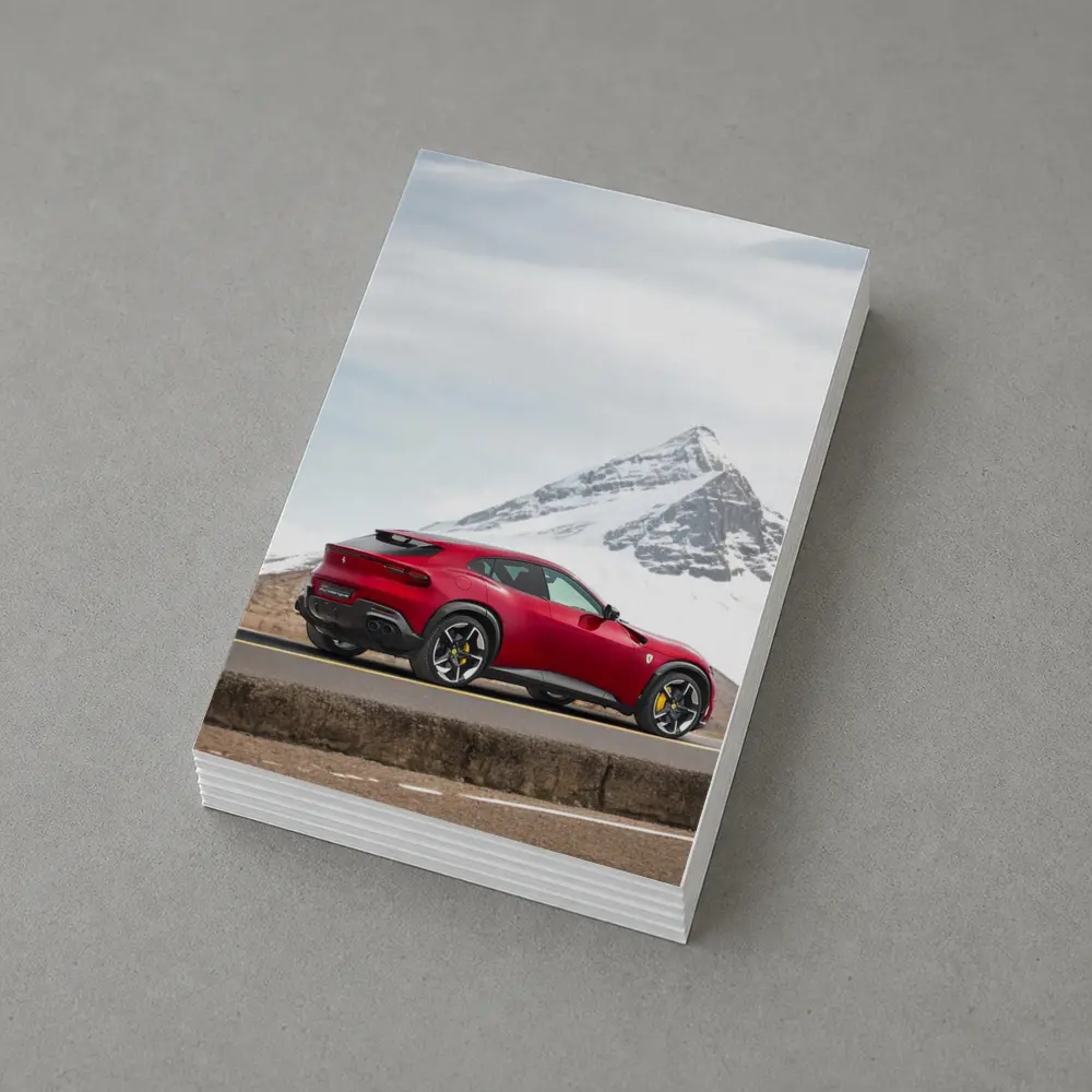 Ferrari Purosangue Red SUV Mountain Road – Postcards
