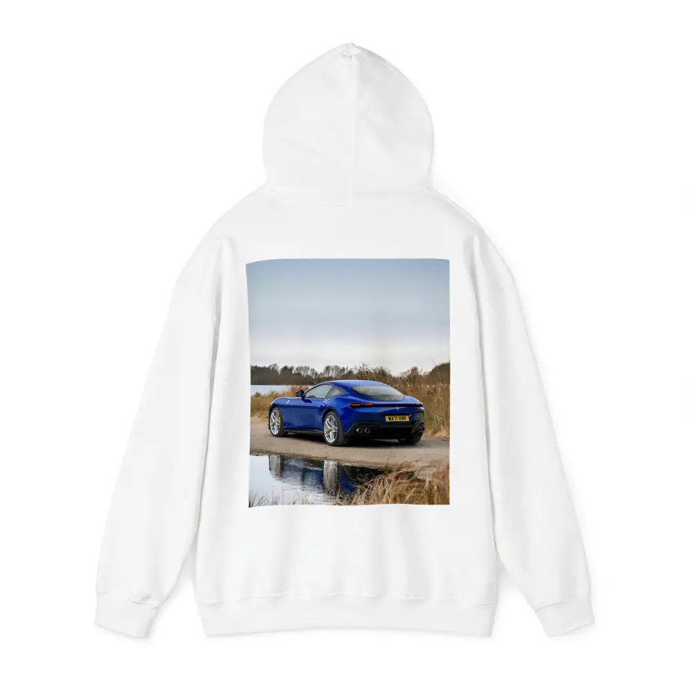 Ferrari Roma Blue Coupe by Lake – Hoodies