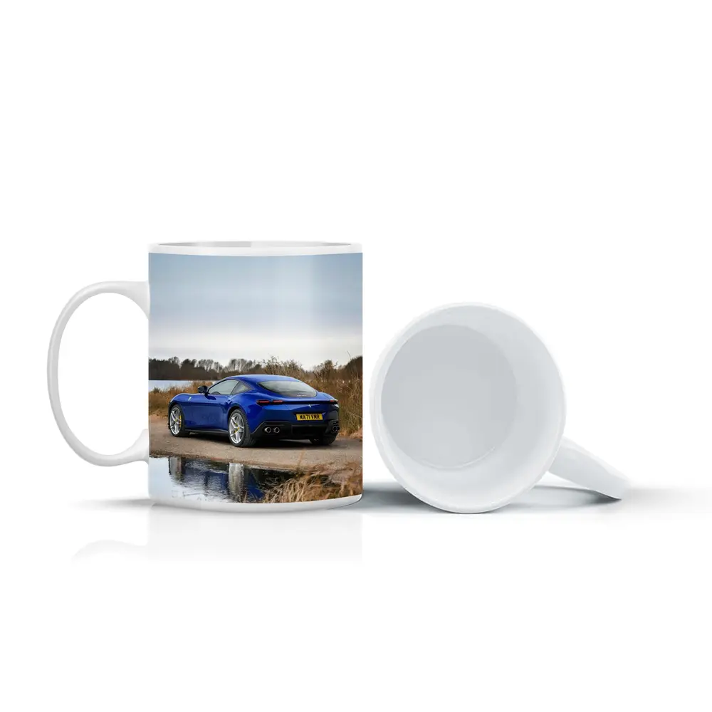 Ferrari Roma Blue Coupe by Lake – Mugs