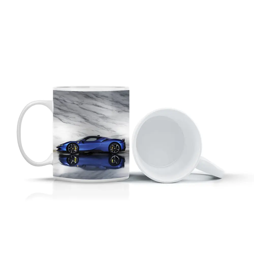 Ferrari SF90 Spider Blue Marble Studio – Mugs