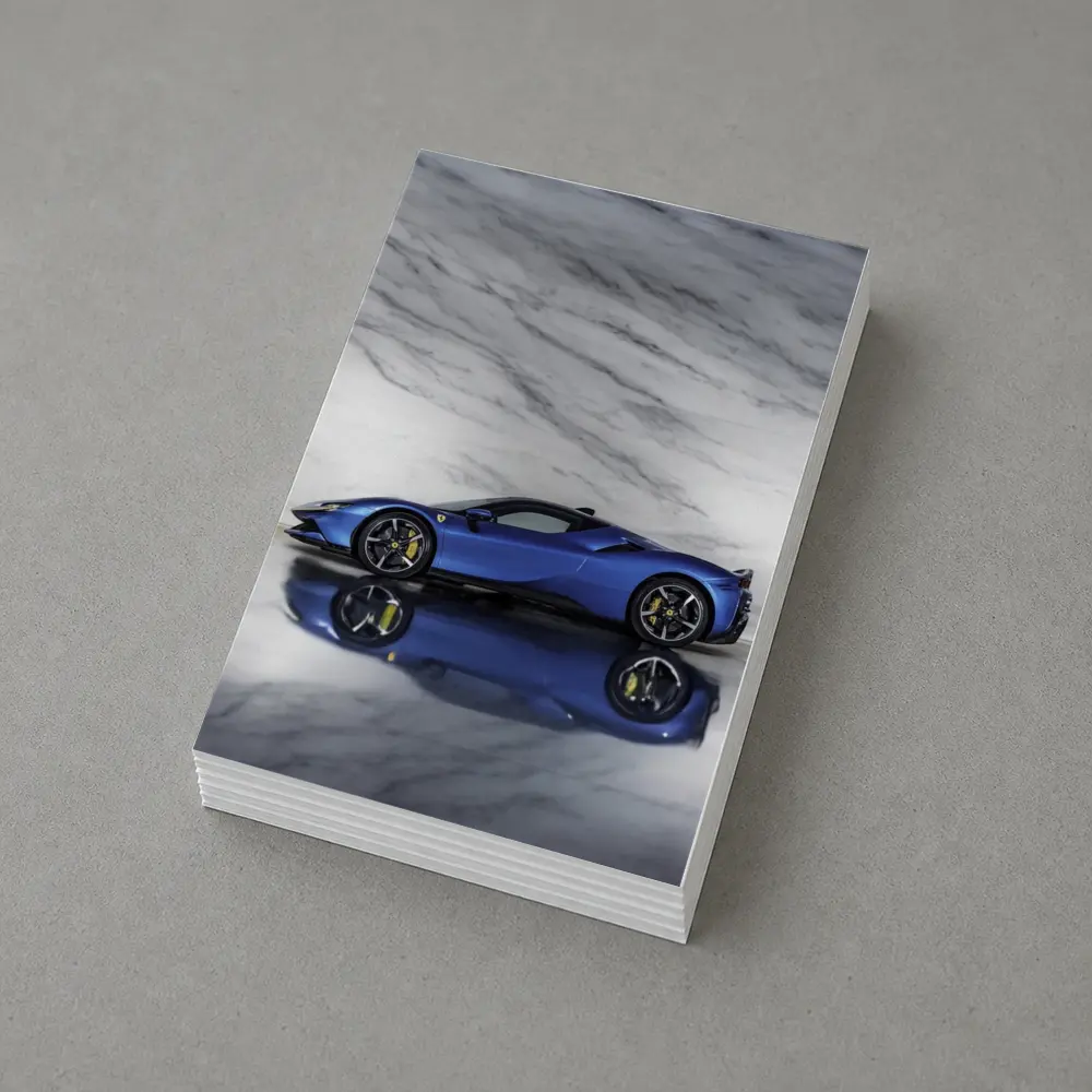 Ferrari SF90 Spider Blue Marble Studio – Postcards