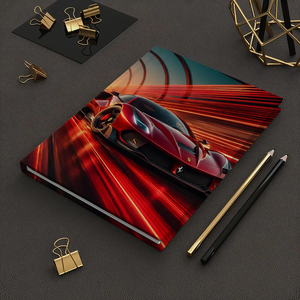 Ferrari SF90 Stradale Red Speed Abstract – Notebooks