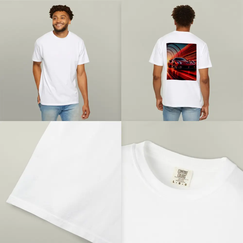Ferrari SF90 Stradale Red Speed Abstract – T-Shirts