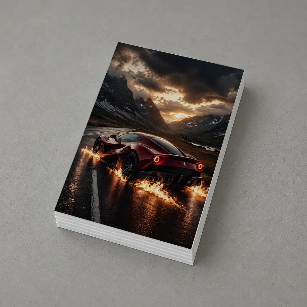 Ferrari SF90 Stradale Burning Mountain Road – Postcards