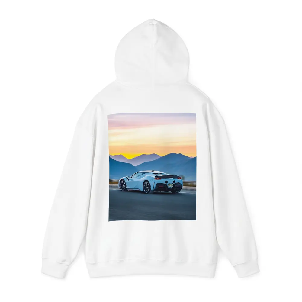 Ferrari SF90 Stradale Mountain Sunset Drive – Hoodies