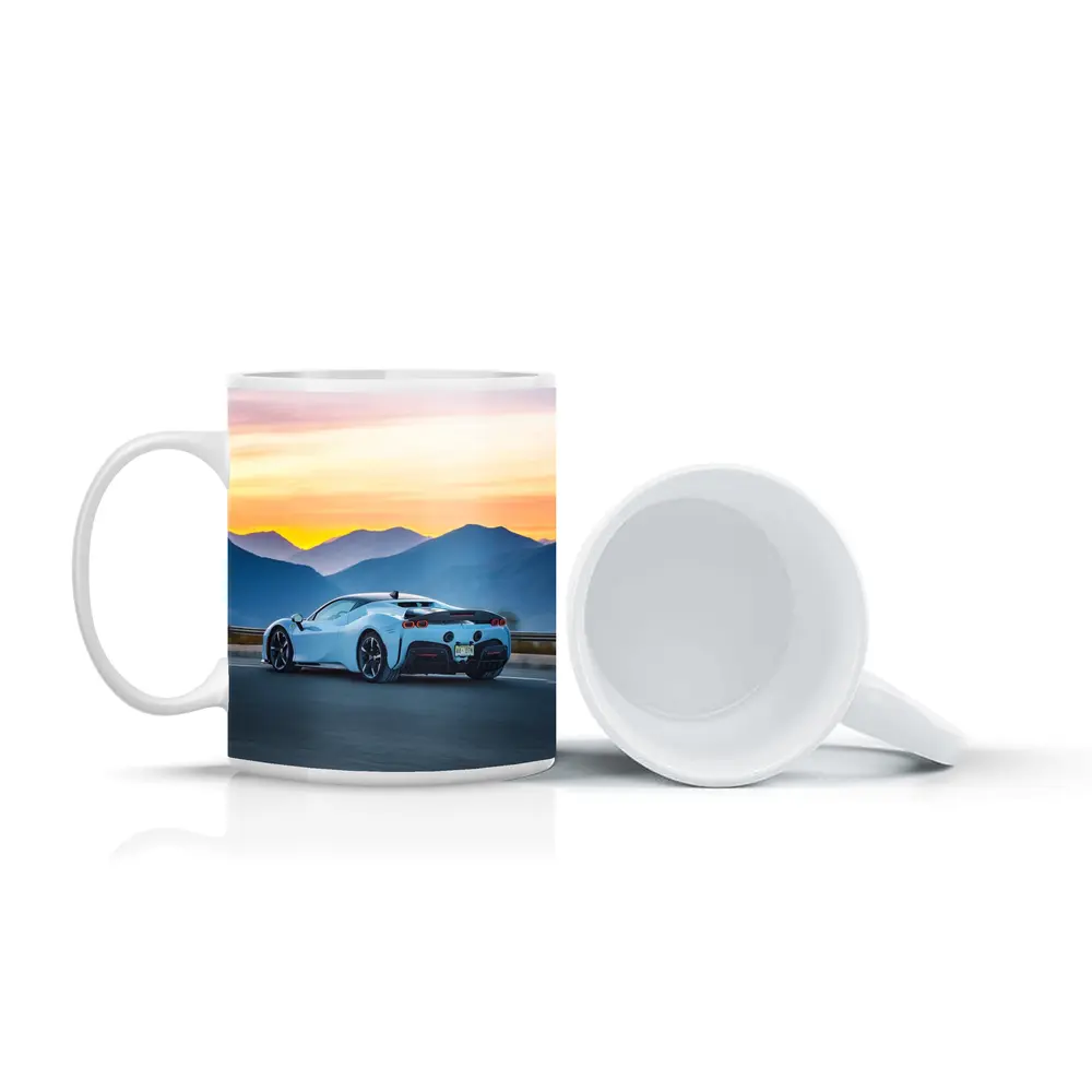 Ferrari SF90 Stradale Mountain Sunset Drive – Mugs