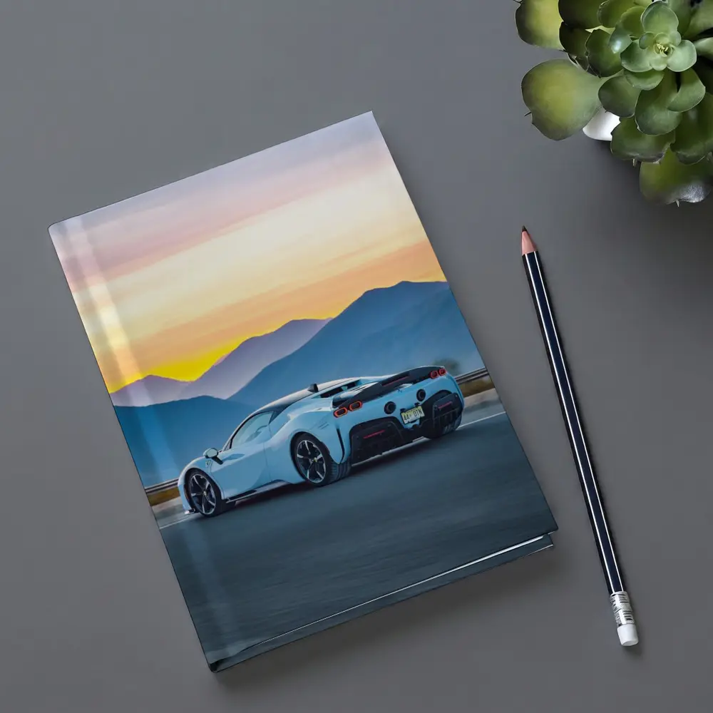 Ferrari SF90 Stradale Mountain Sunset Drive – Notebooks