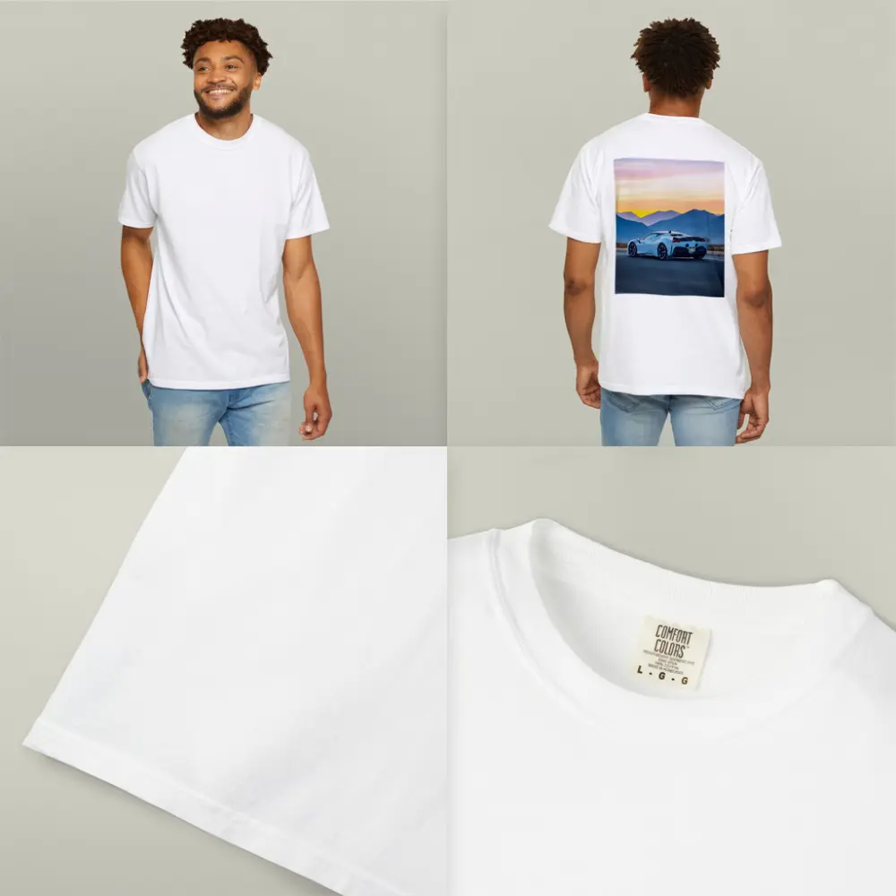 Ferrari SF90 Stradale Mountain Sunset Drive – T-Shirts