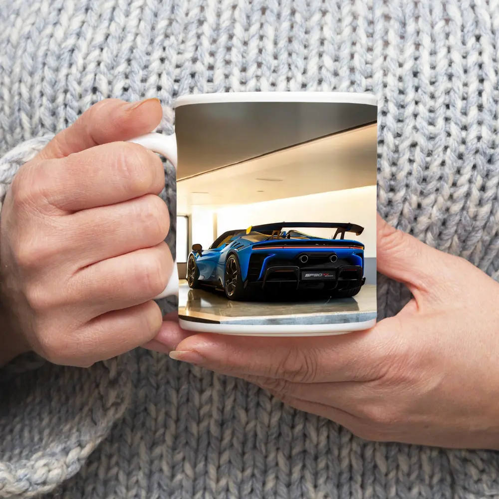 Ferrari SF90 XX Spider Indoor Garage – Mugs