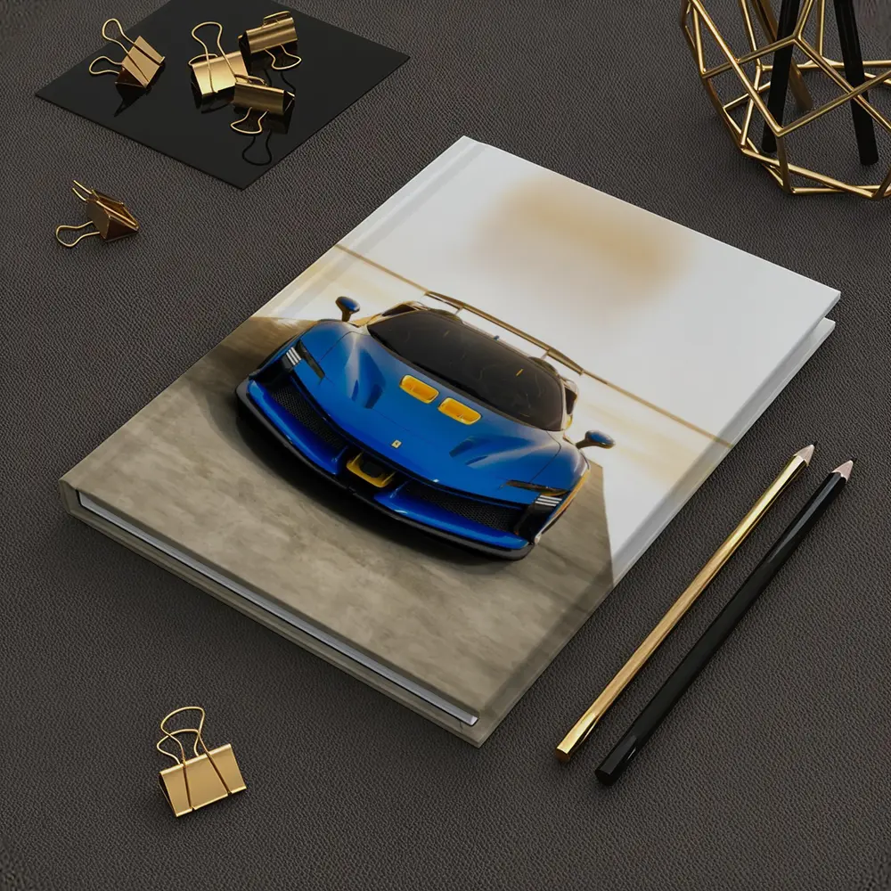 Ferrari SF90 XX Blue Supercar Studio – Notebooks