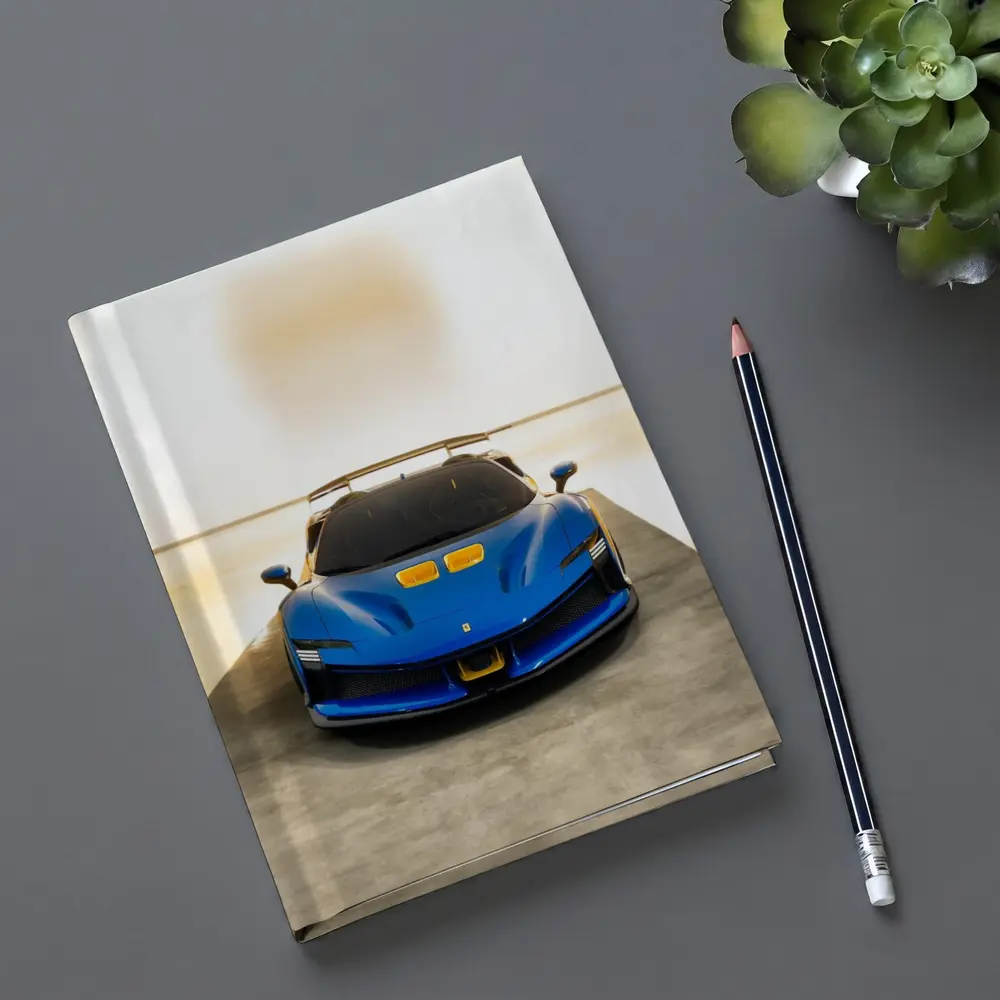 Ferrari SF90 XX Blue Supercar Studio – Notebooks