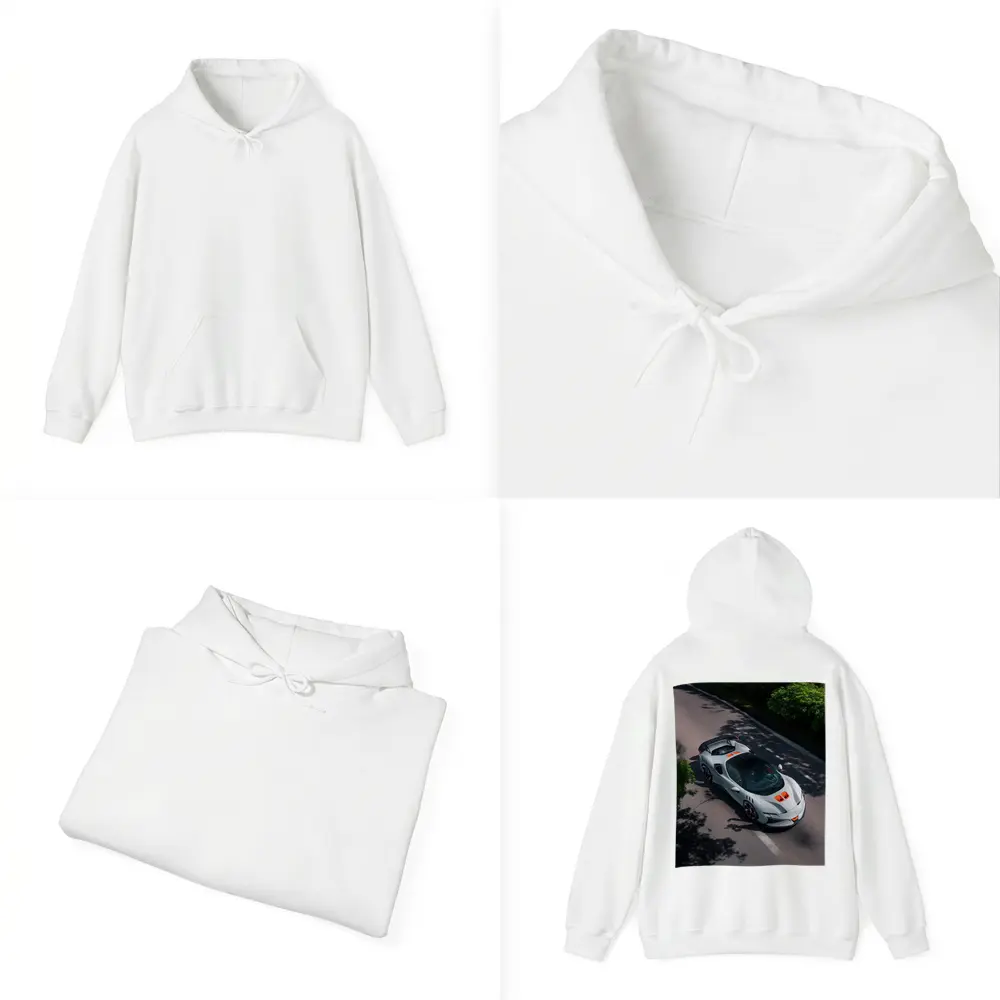 Ferrari SF90 Stradale White Orange Road – Hoodies