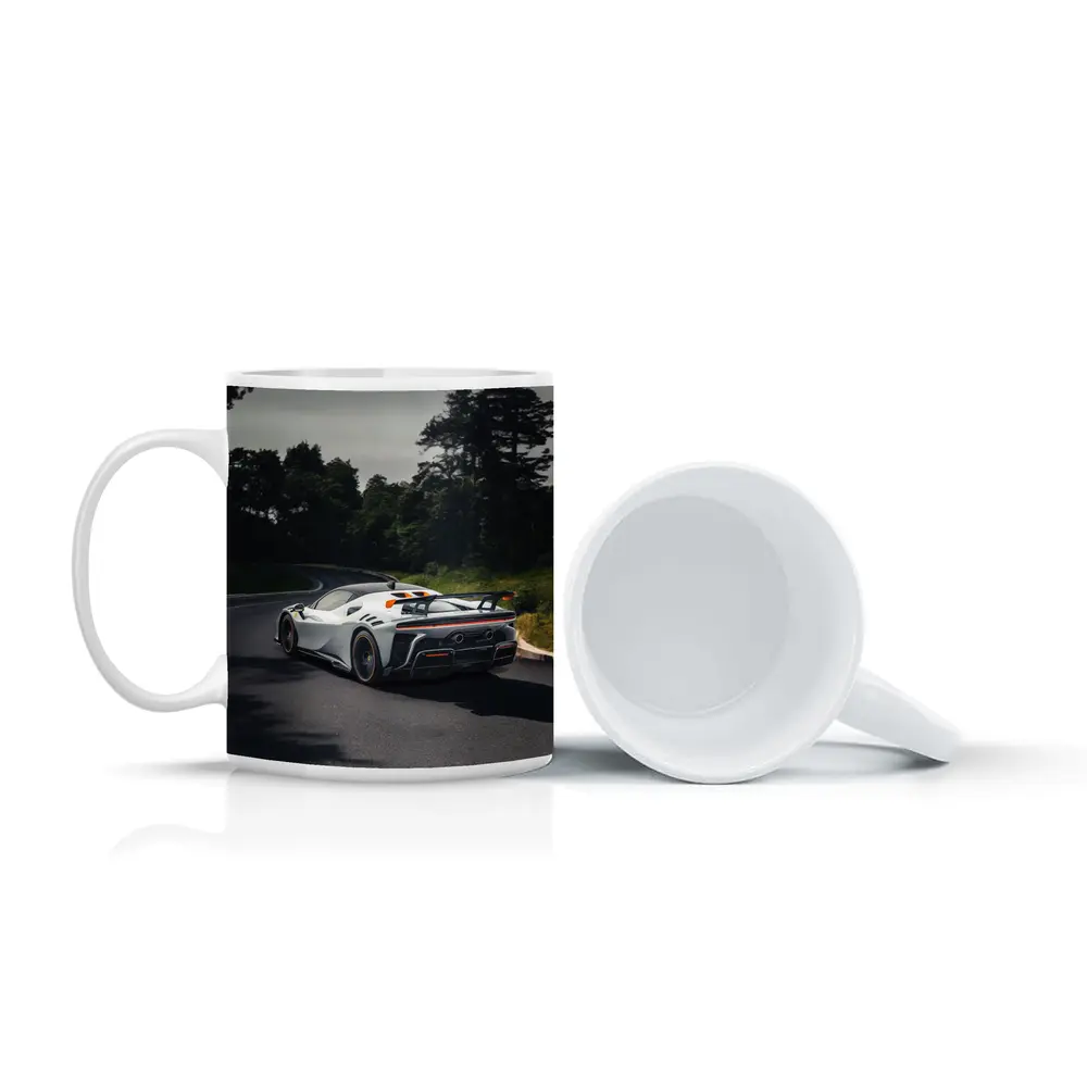 Ferrari SF90 Stradale On Winding Road – Mugs
