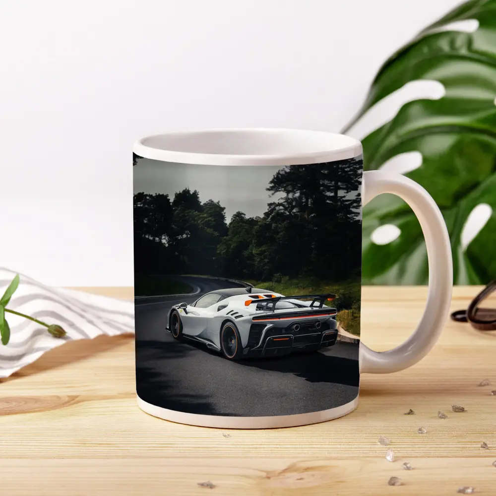 Ferrari SF90 Stradale On Winding Road – Mugs