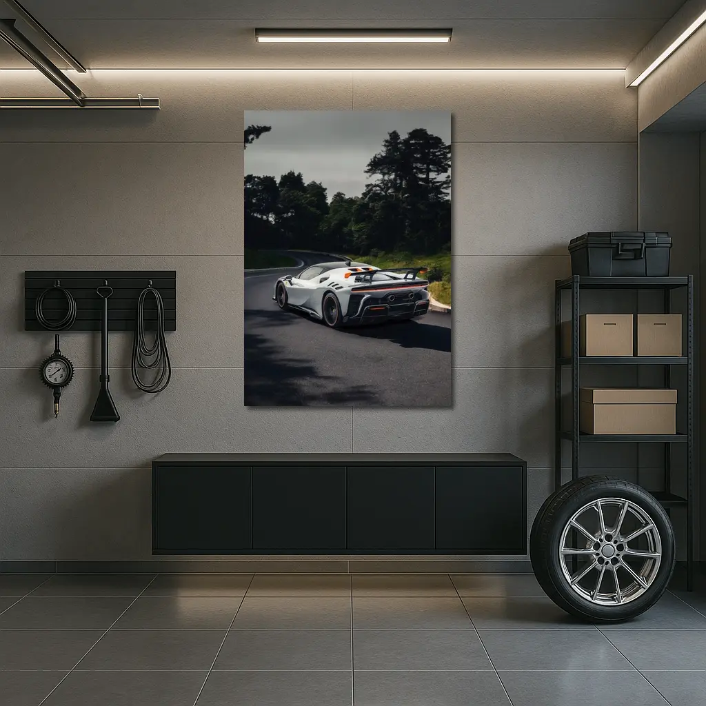 Ferrari SF90 Stradale On Winding Road – Wall Art