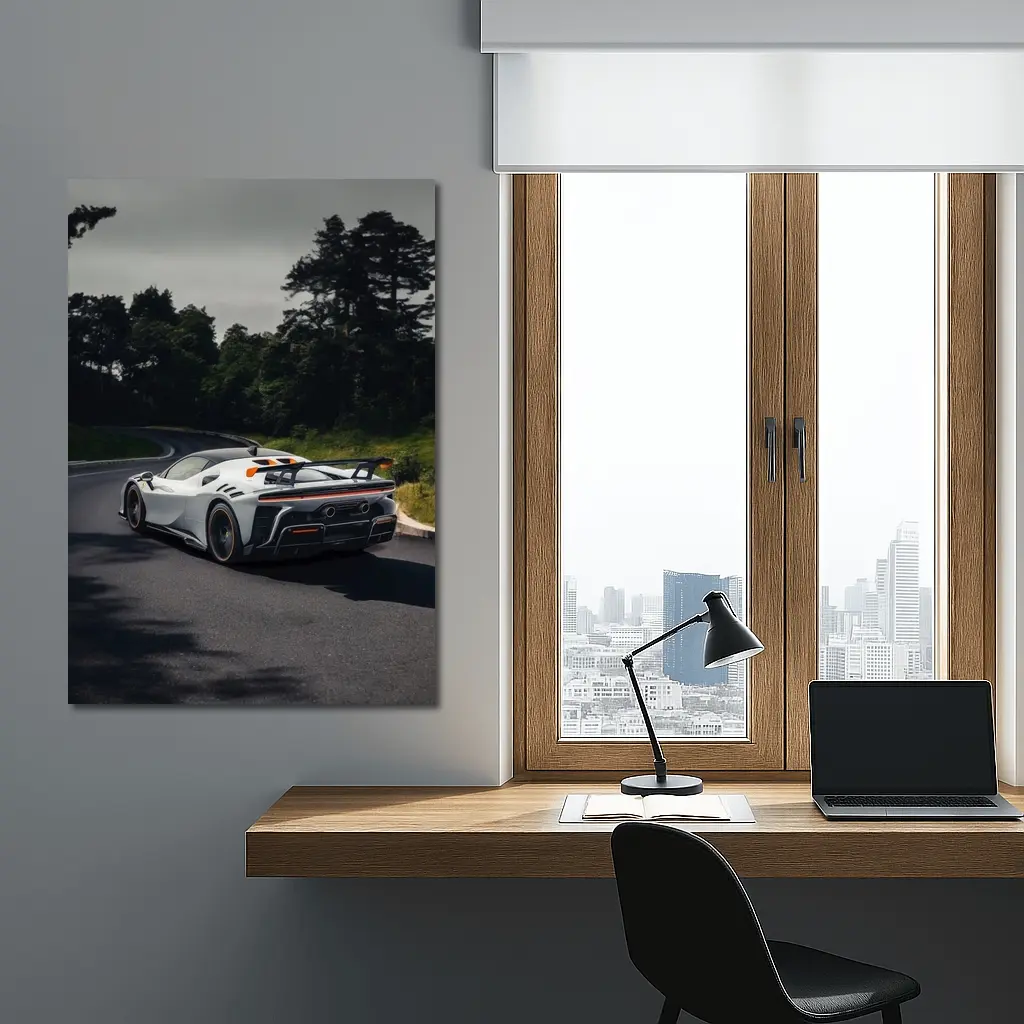 Ferrari SF90 Stradale On Winding Road – Wall Art