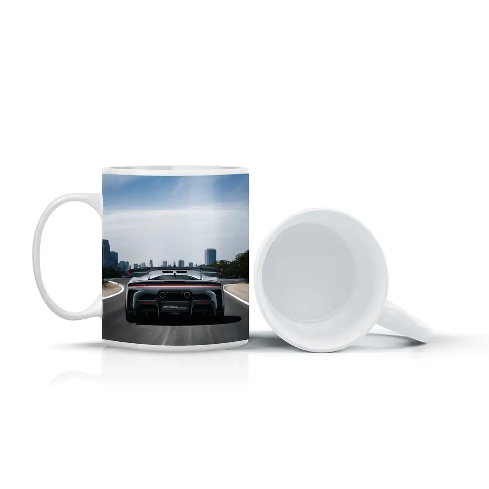 Ferrari SF90 Stradale Rear Road City – Mugs