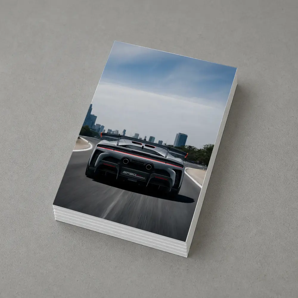 Ferrari SF90 Stradale Rear Road City – Postcards
