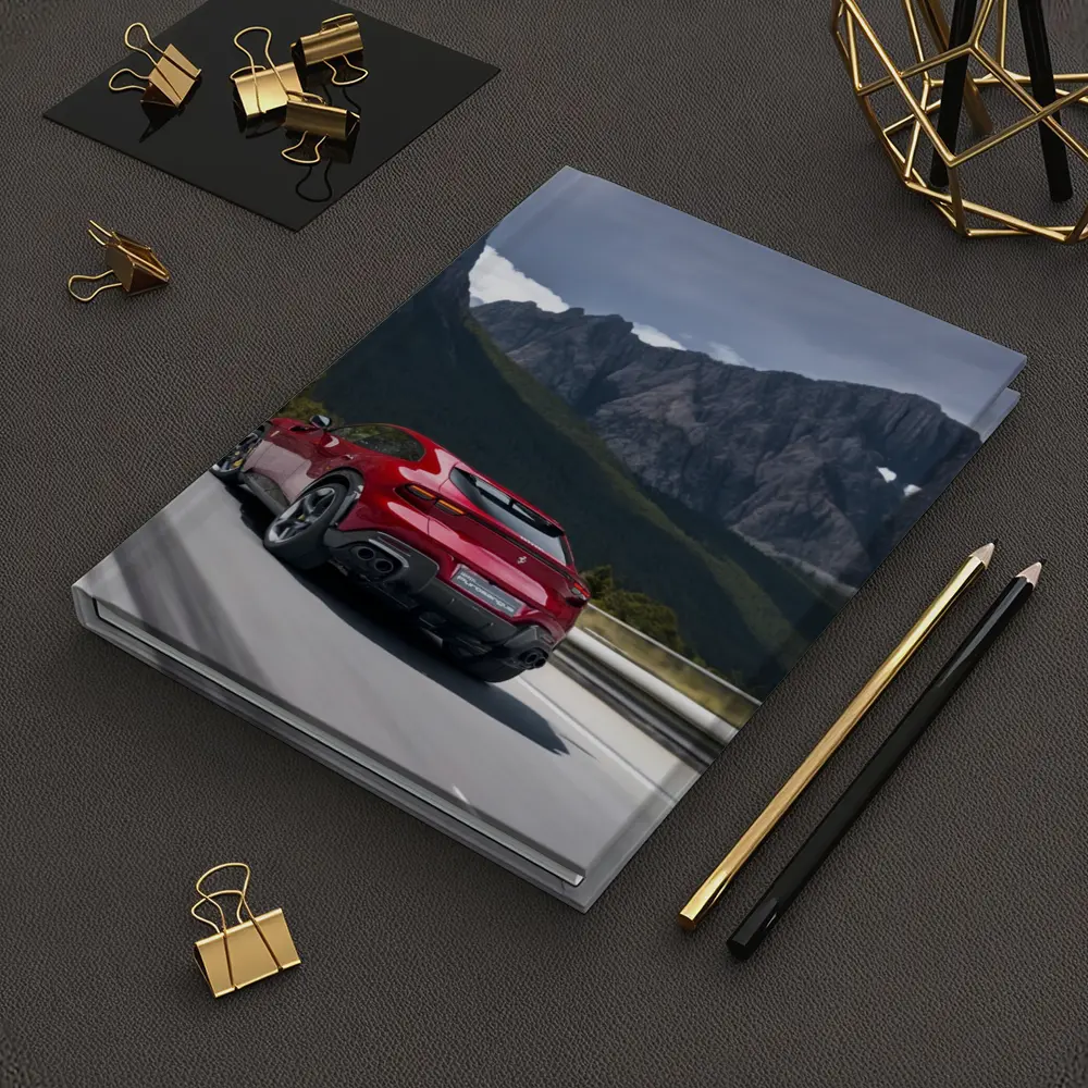 Ferrari Purosangue Red SUV Mountain Road – Notebooks
