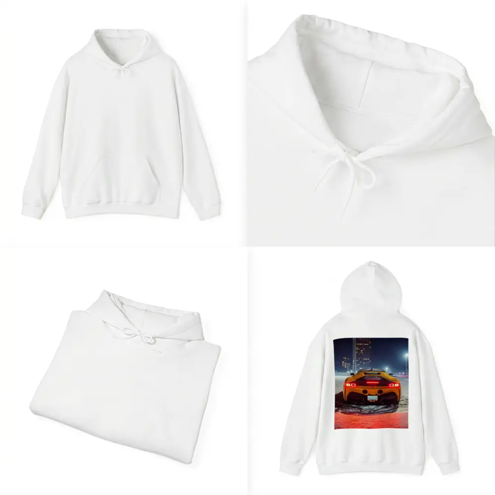 Ferrari SF90 Stradale Snow Night City – Hoodies