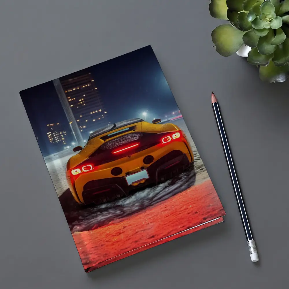 Ferrari SF90 Stradale Snow Night City – Notebooks