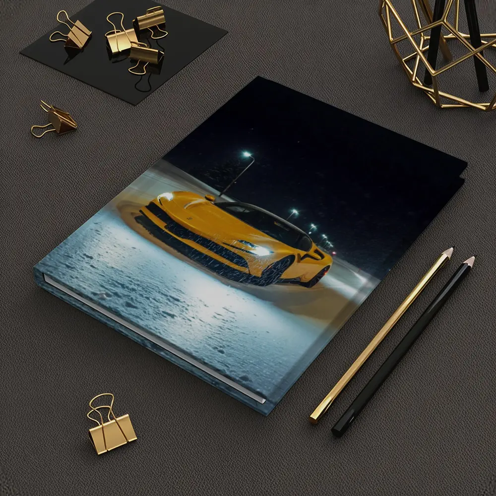Ferrari SF90 Stradale Yellow Snow Night – Notebooks