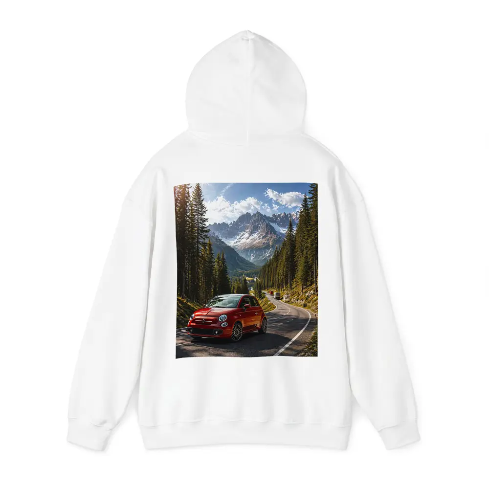 Fiat 500 Red Mountain Alpine Road Drive – Hoodies