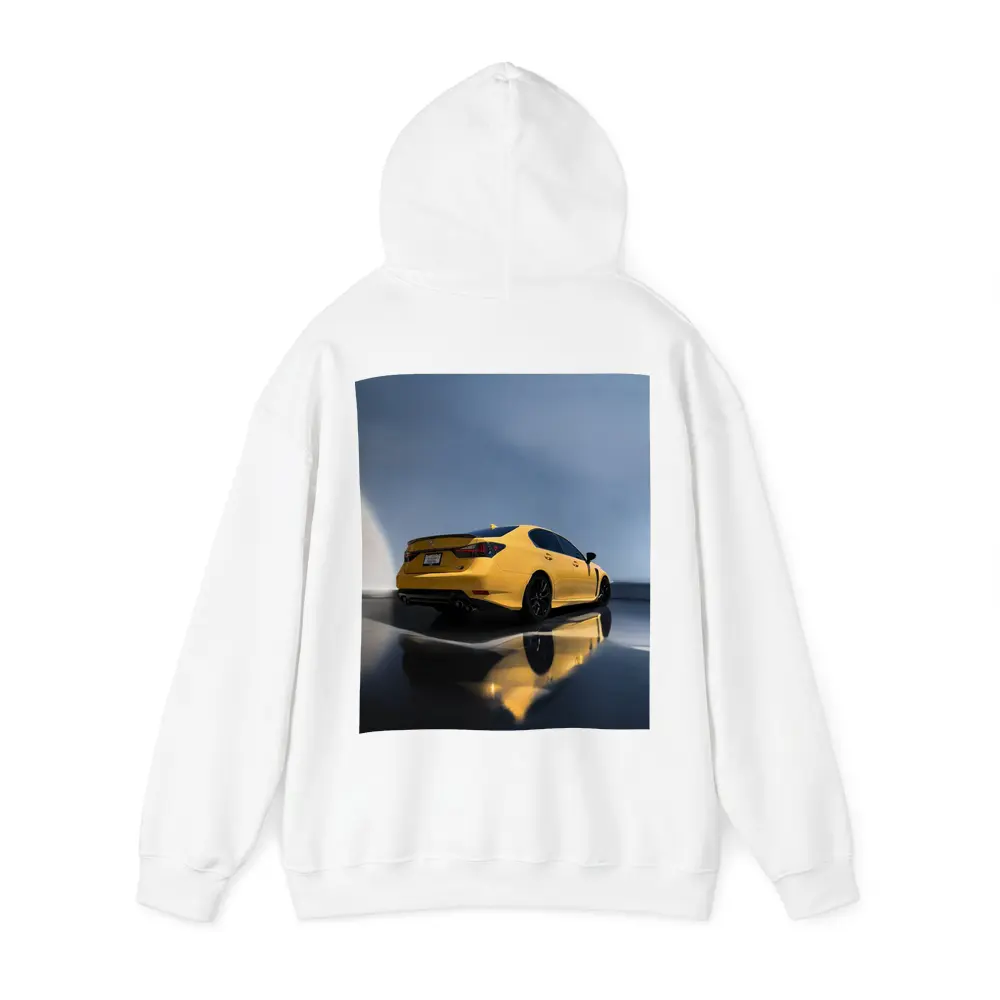 Lexus GS F Yellow Sedan Studio Shot – Hoodies