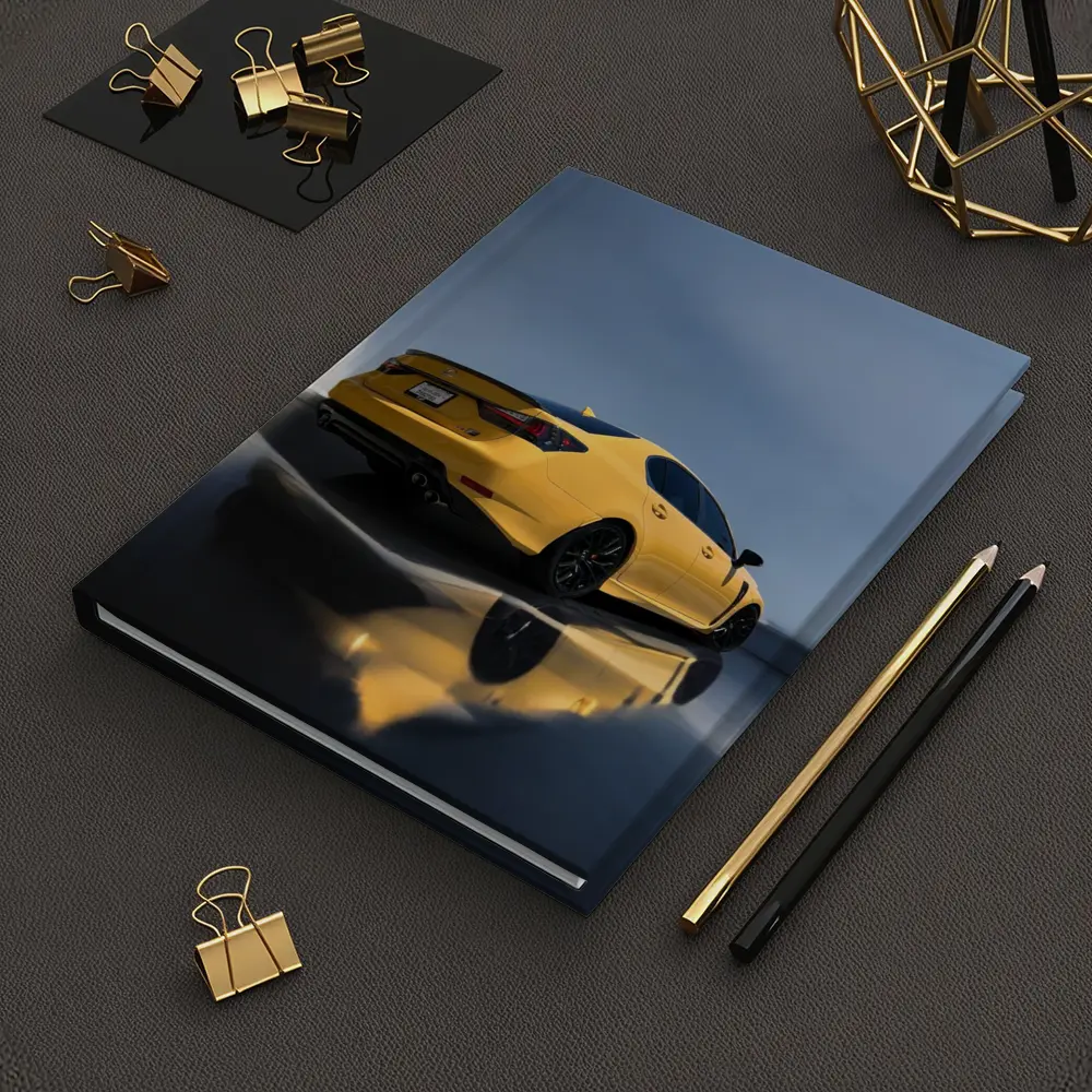 Lexus GS F Yellow Sedan Studio Shot – Notebooks
