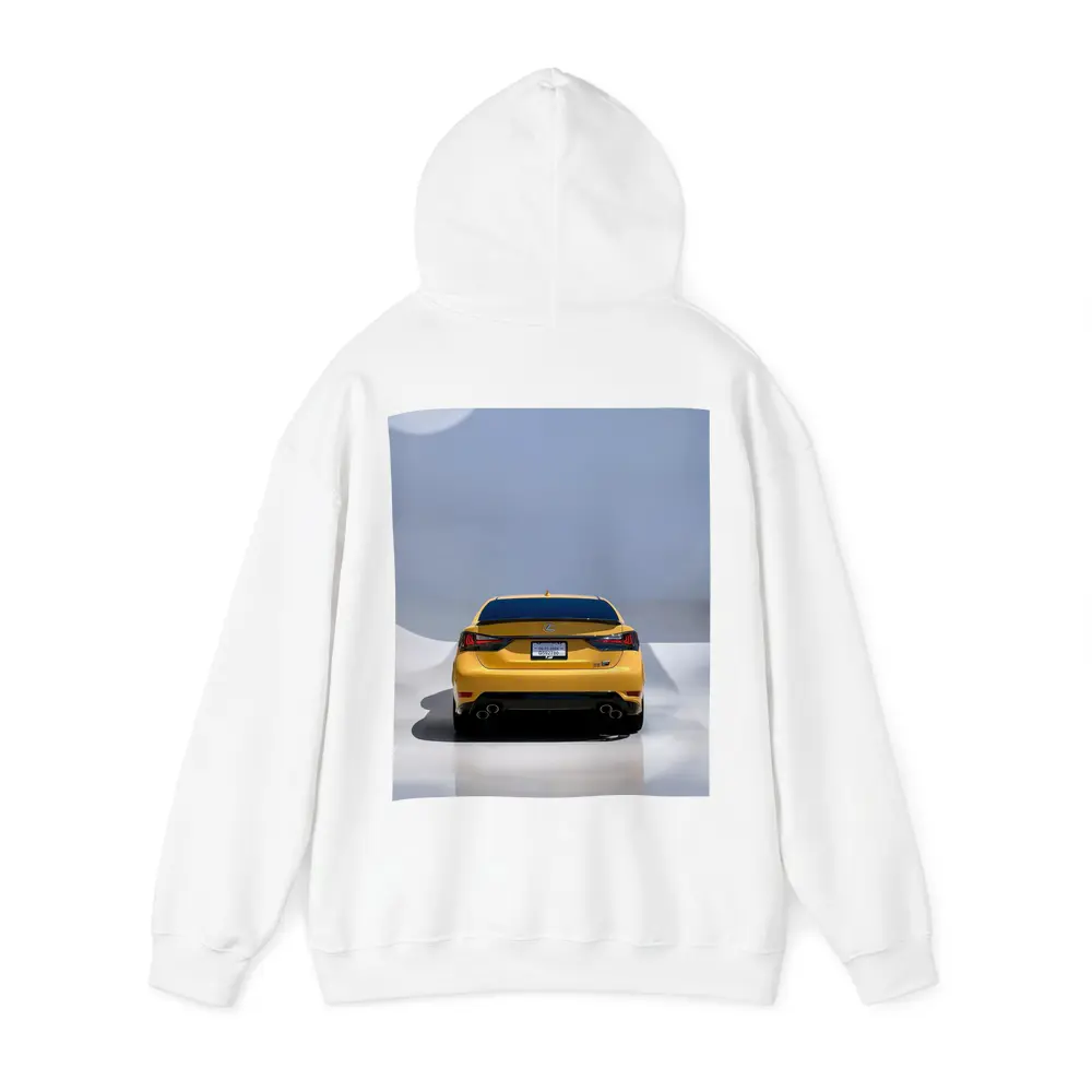 Lexus GS F Flare Yellow Rear Studio – Hoodies