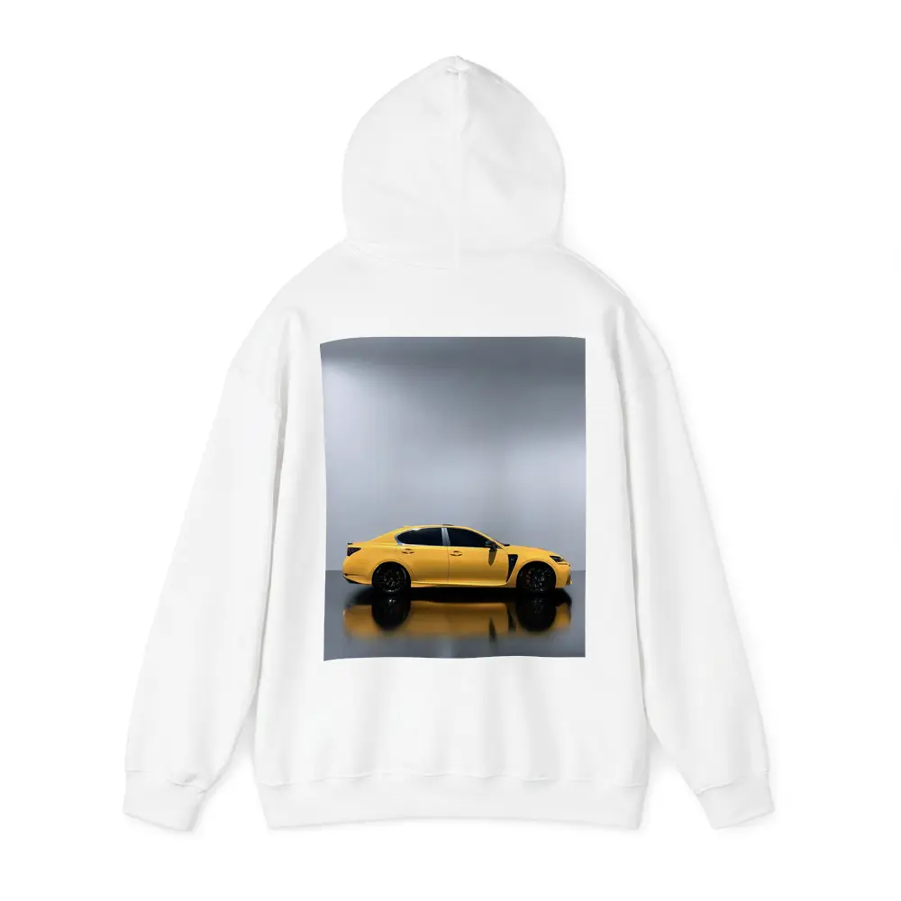 Lexus GS F Yellow Studio Reflective Background – Hoodies