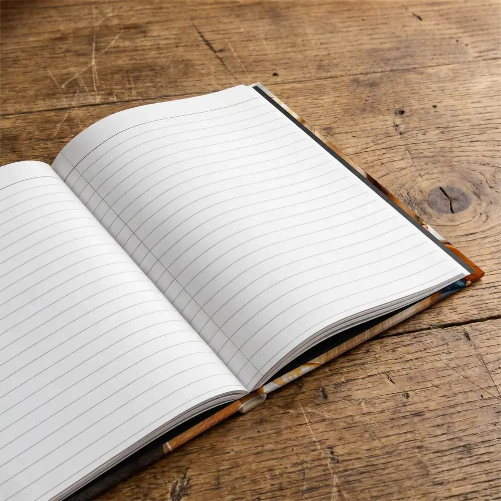 Golden Retriever Dog Relaxing in Coffee Shop – Notebooks