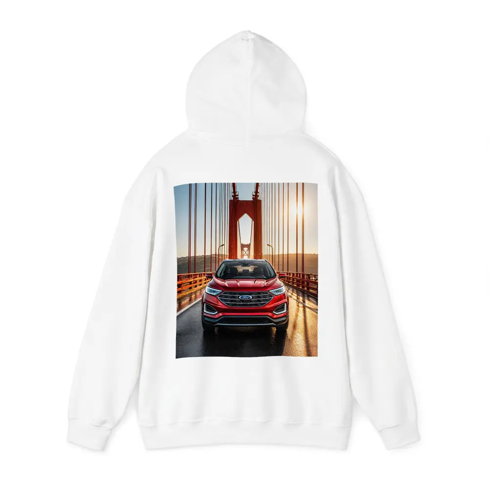 Ford Edge SUV on Golden Gate Bridge – Hoodies