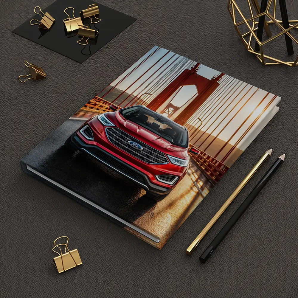 Ford Edge SUV on Golden Gate Bridge – Notebooks