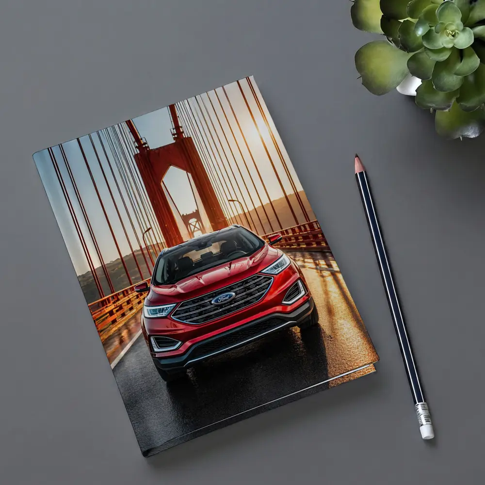 Ford Edge SUV on Golden Gate Bridge – Notebooks