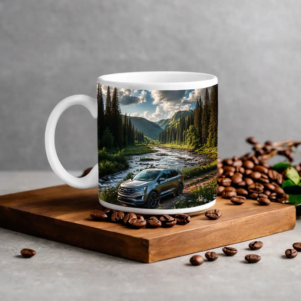 Ford Edge SUV Mountain Valley Forest Drive – Mugs