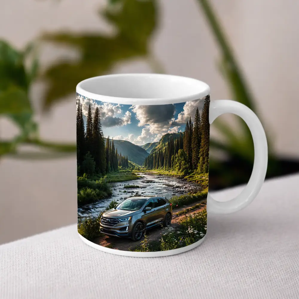 Ford Edge SUV Mountain Valley Forest Drive – Mugs