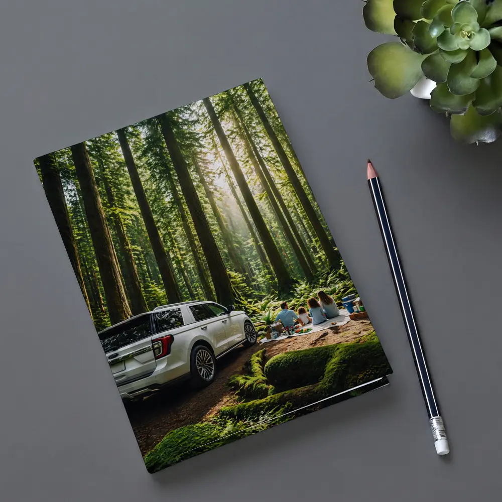 Ford Expedition SUV Forest Family Picnic – Notebooks