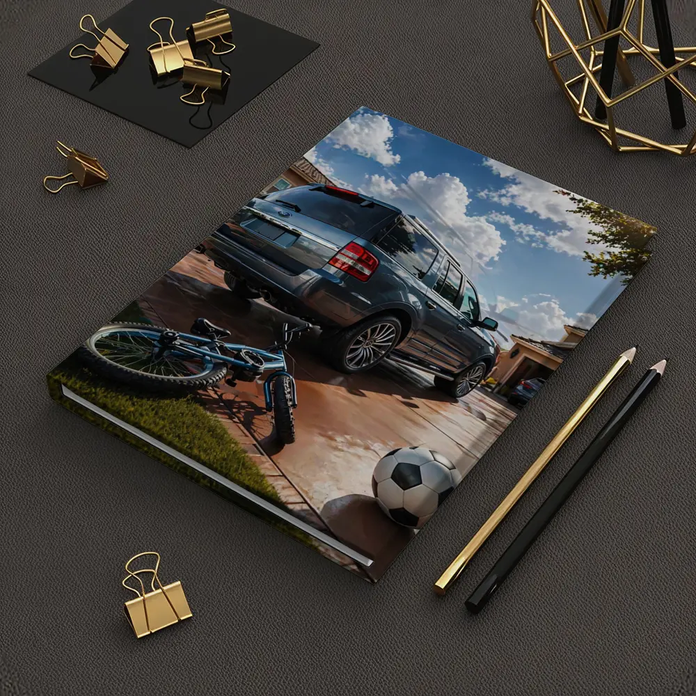 Ford Expedition SUV Suburban Driveway Scene – Notebooks