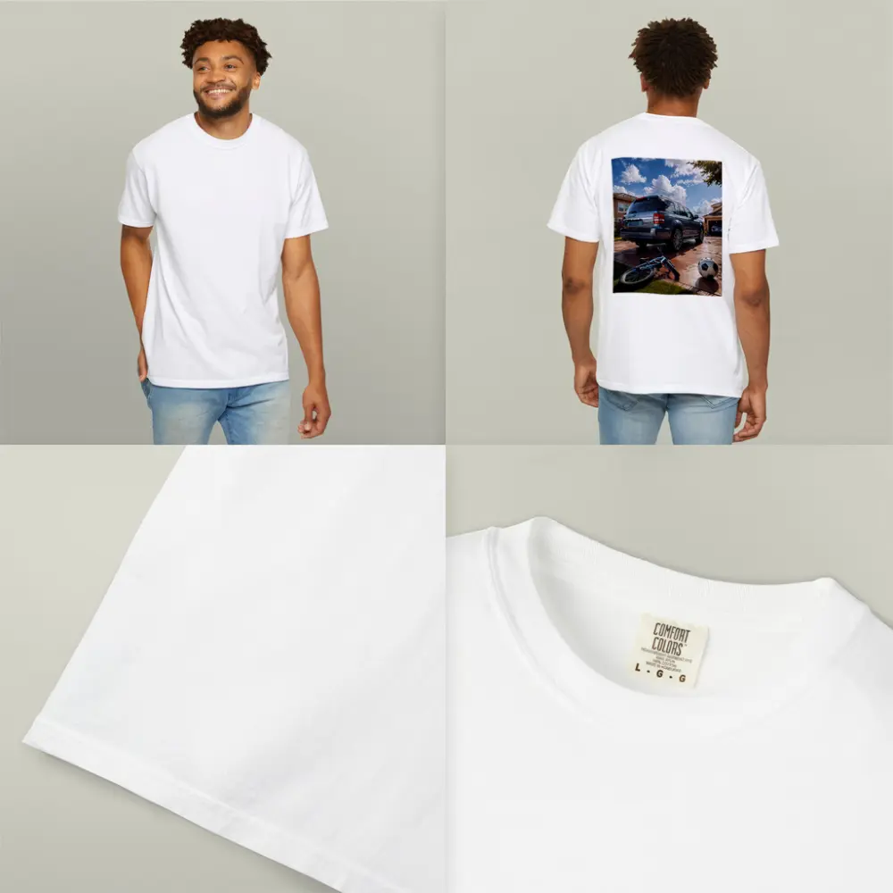Ford Expedition SUV Suburban Driveway Scene – T-Shirts