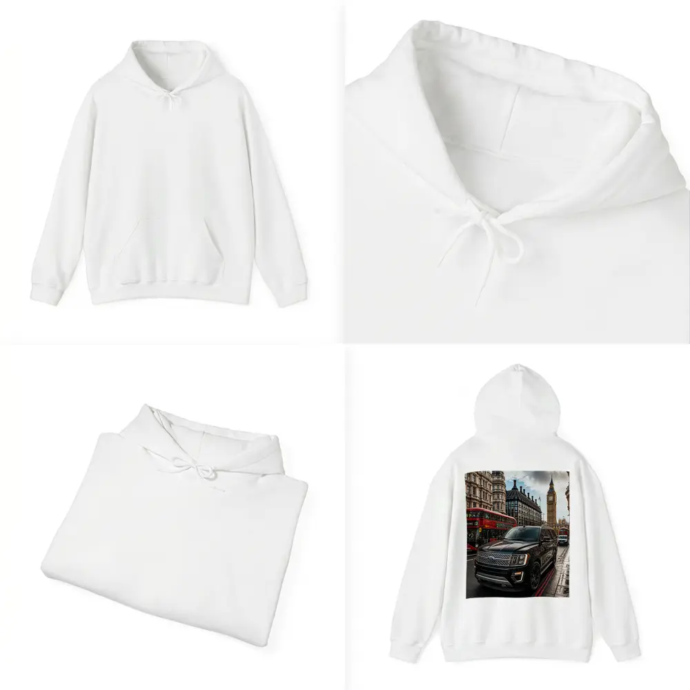 Ford Expedition SUV in London Street – Hoodies