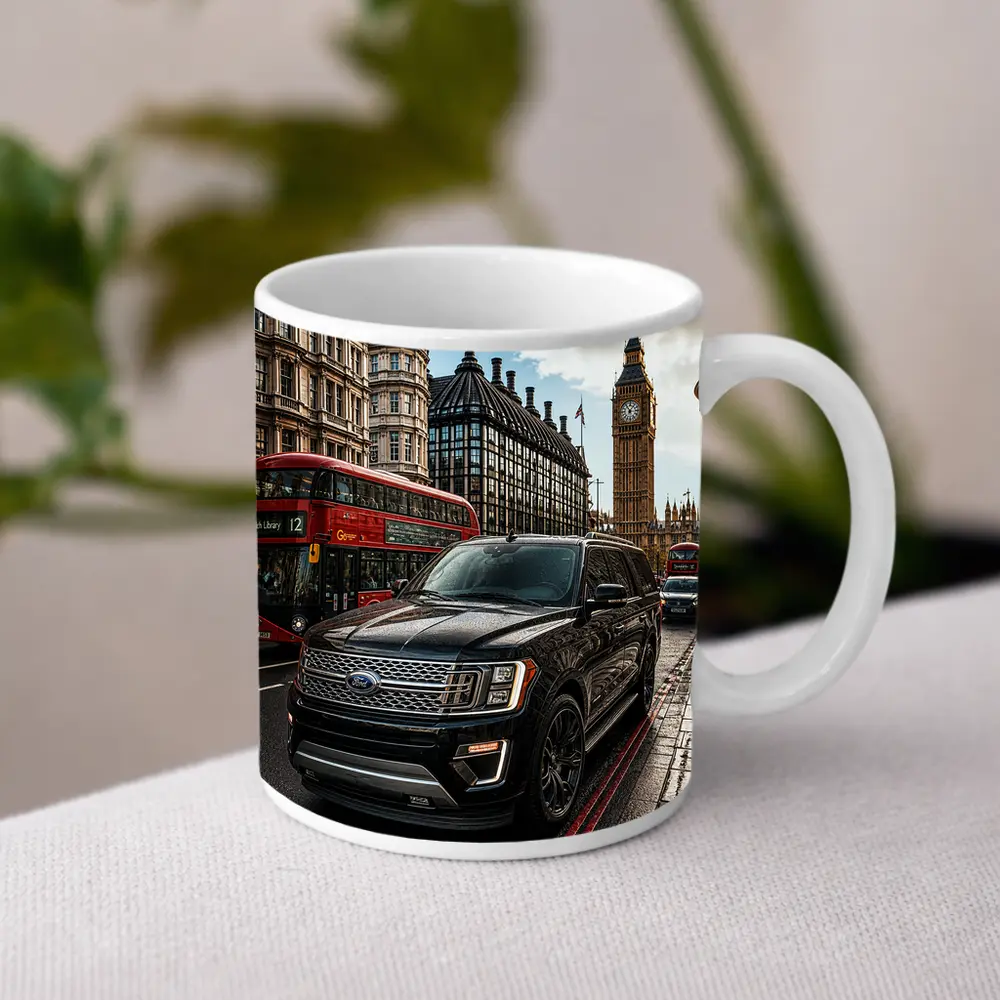 Ford Expedition SUV in London Street – Mugs
