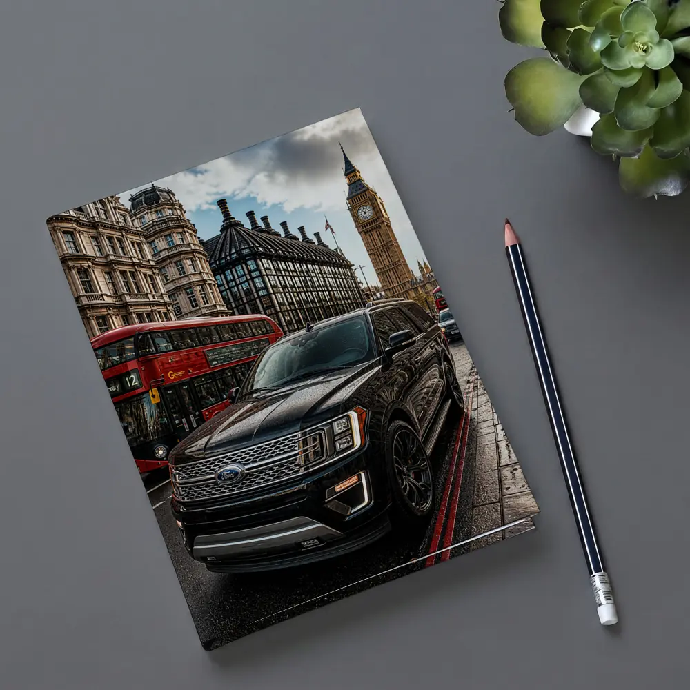Ford Expedition SUV in London Street – Notebooks