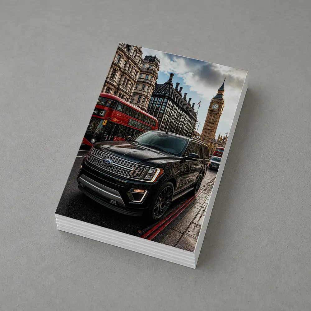 Ford Expedition SUV in London Street – Postcards