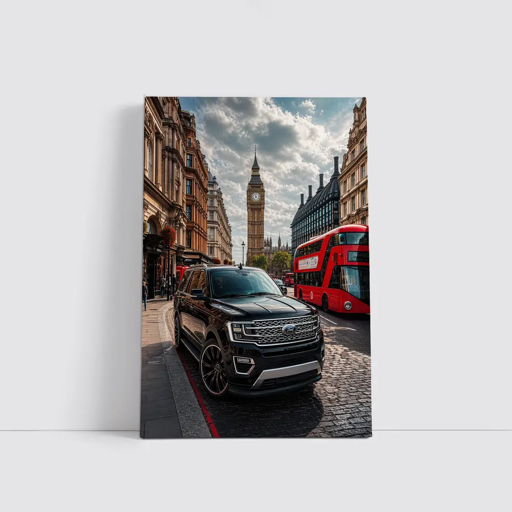 Ford Expedition SUV London Big Ben Street – Wall Art